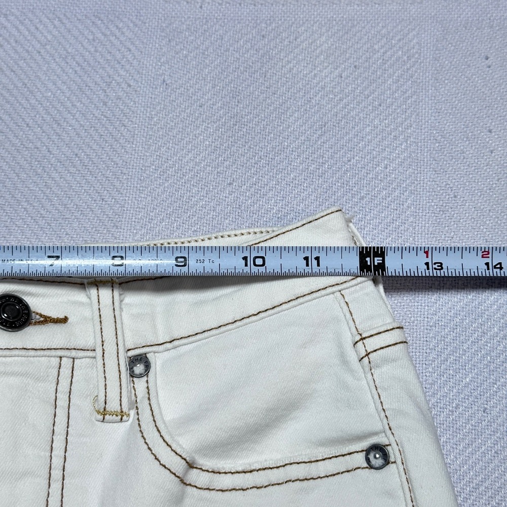 We The Free CRVY Flare Jeans Women 26 High Rise‎ Bell Bottom White Free People - Picture 8 of 13